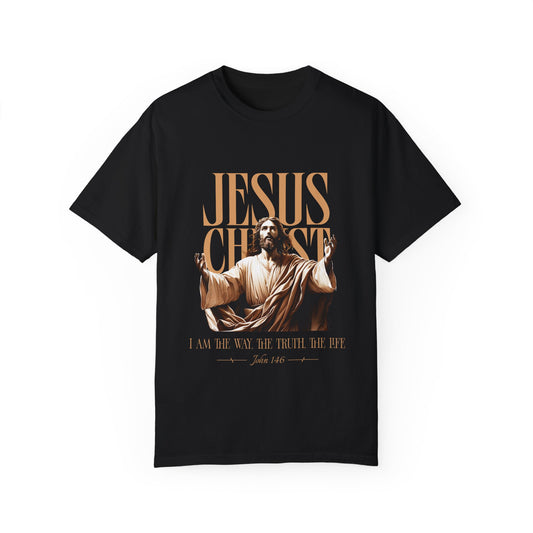 Christian Bible Verse Unisex Tee, The Way The Truth The Life John 14:6 Unisex Shirt, Religious Christian Apparel, Inspirational Graphic Tee, Christian Comfort Tee, John14:6  Scripture
