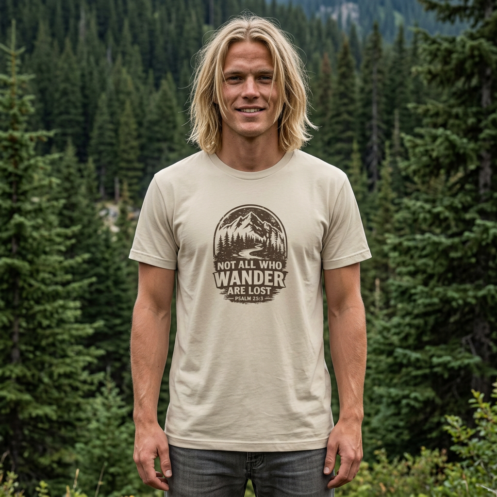 Not All Who Wander Are Lost Tee Shirt