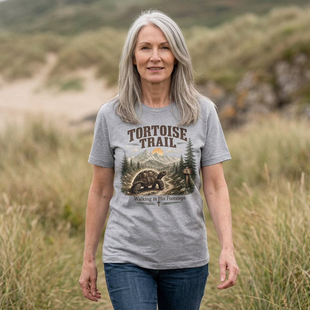Tortoise Trail Mountain Graphic Tee Shirt - "Tortoise Trail"