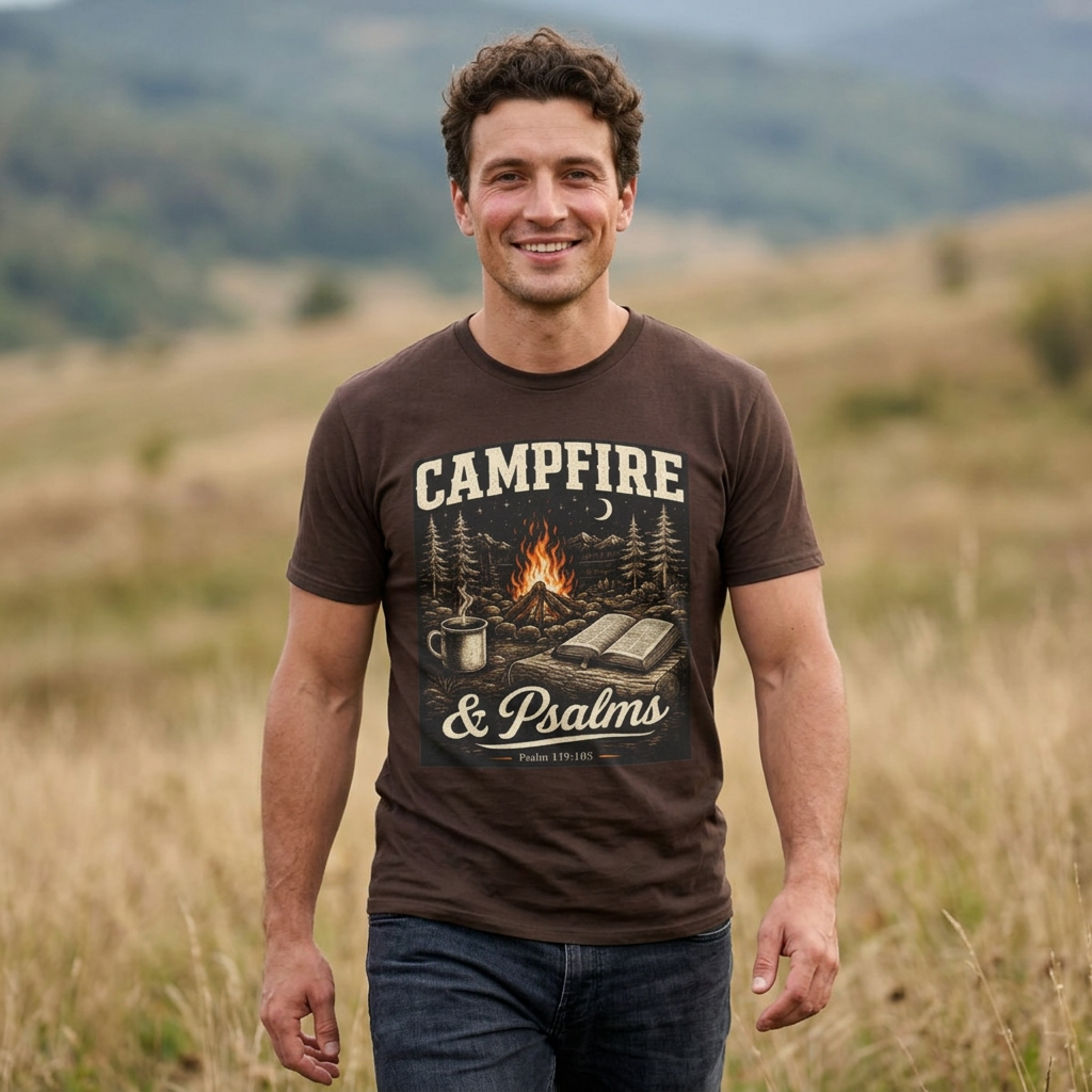 Campfire and Psalms - Tee Shirt