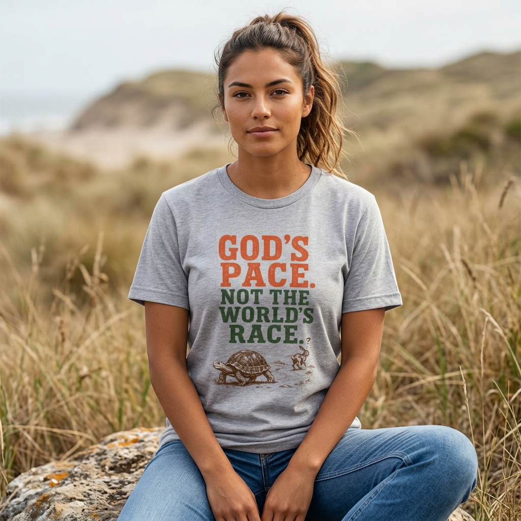 God's Pace Not The World's Race Tee Shirt