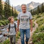 Grandpa's Favorite Trail Partner Tee Shirt | Hiking Gift for Grandpa