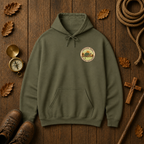 Trail Tested Hoodie — 'Trail Tested Faith Approved' Mountain Adventure Sweatshirt