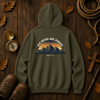 His Paths Are Higher Hoodie – Christian Mountain Sunrise Sweatshirt, Unisex