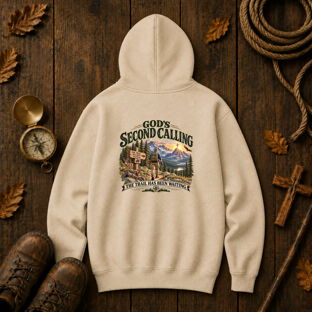 God's Second Calling faith hoodie from Tortoise Trail Gifts
