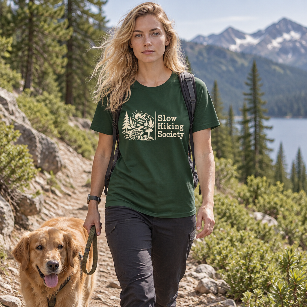 Slow Hiking Society T-Shirt – Tortoise Hiking Tee