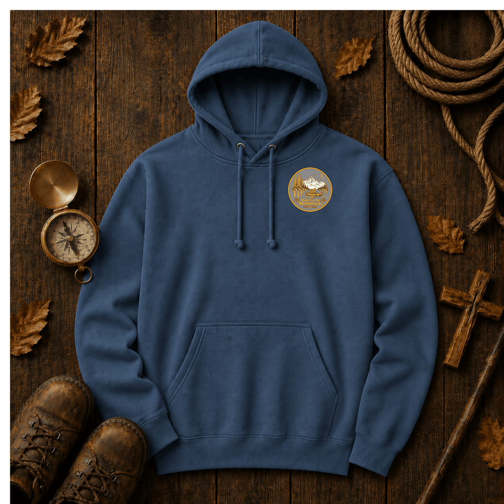 Made for the Mountains Tortoise Canoe Hoodie | Outdoor Hiking Sweatshirt