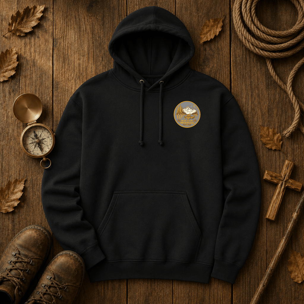 Made for the Mountains Tortoise Canoe Hoodie | Outdoor Hiking Sweatshirt