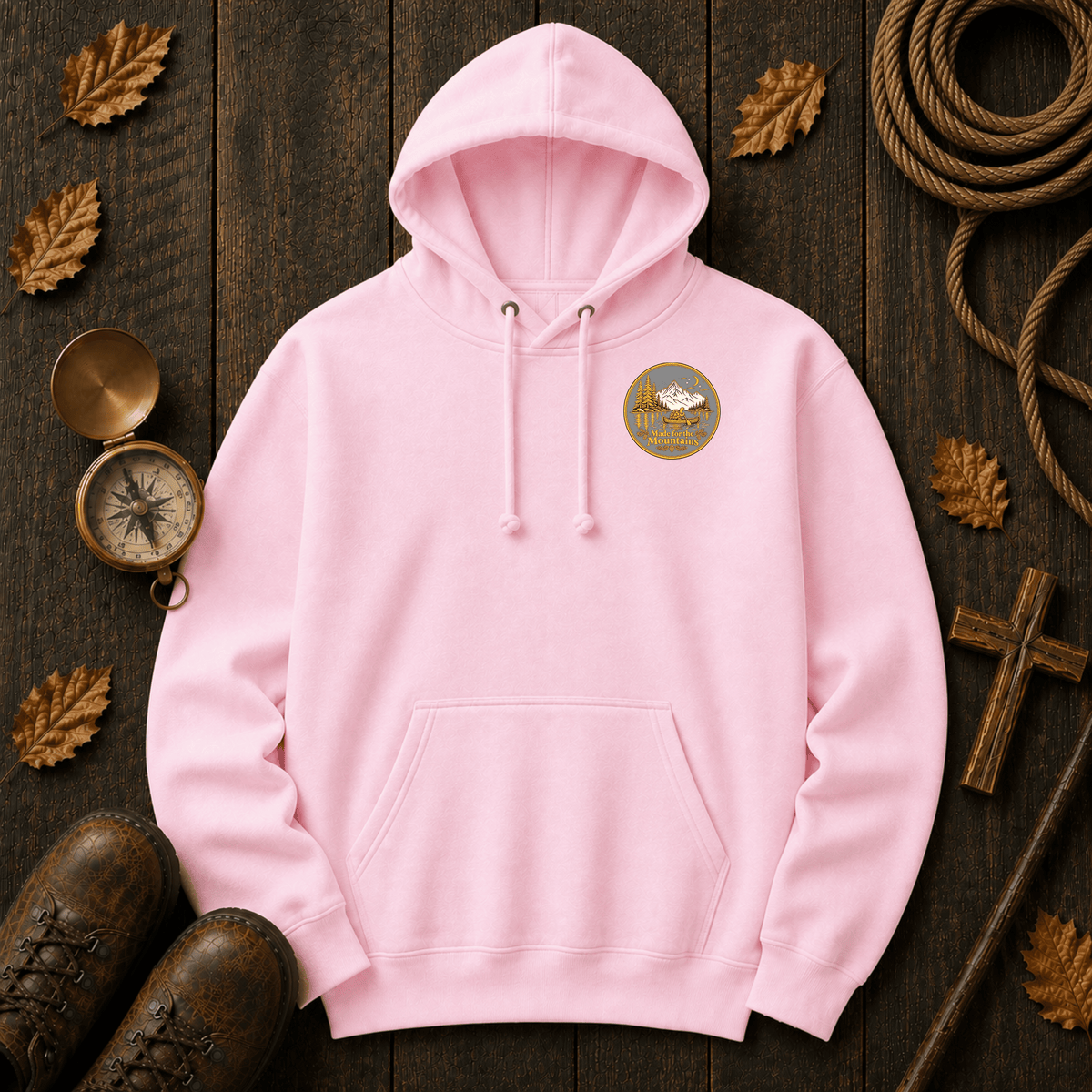 Made for the Mountains Tortoise Canoe Hoodie | Outdoor Hiking Sweatshirt