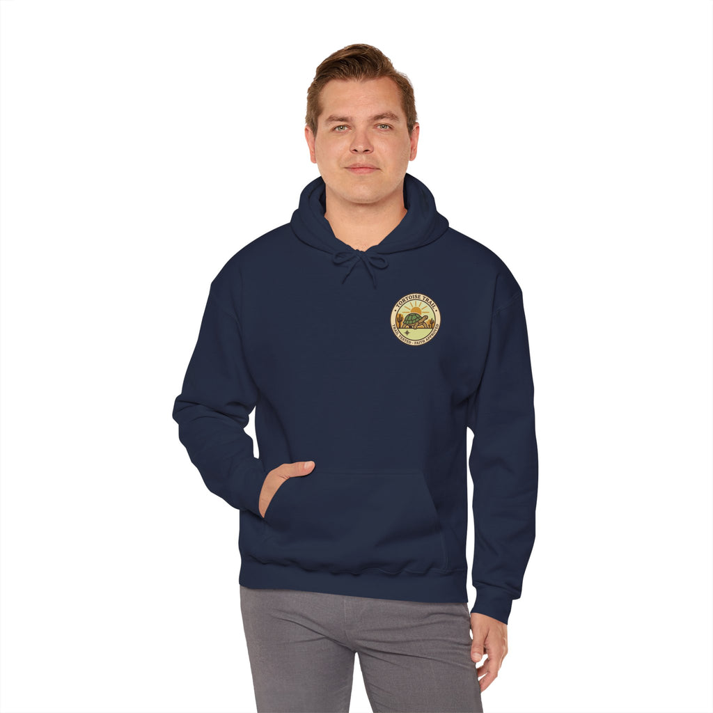 Trail Tested Hoodie — 'Trail Tested Faith Approved' Mountain Adventure Sweatshirt