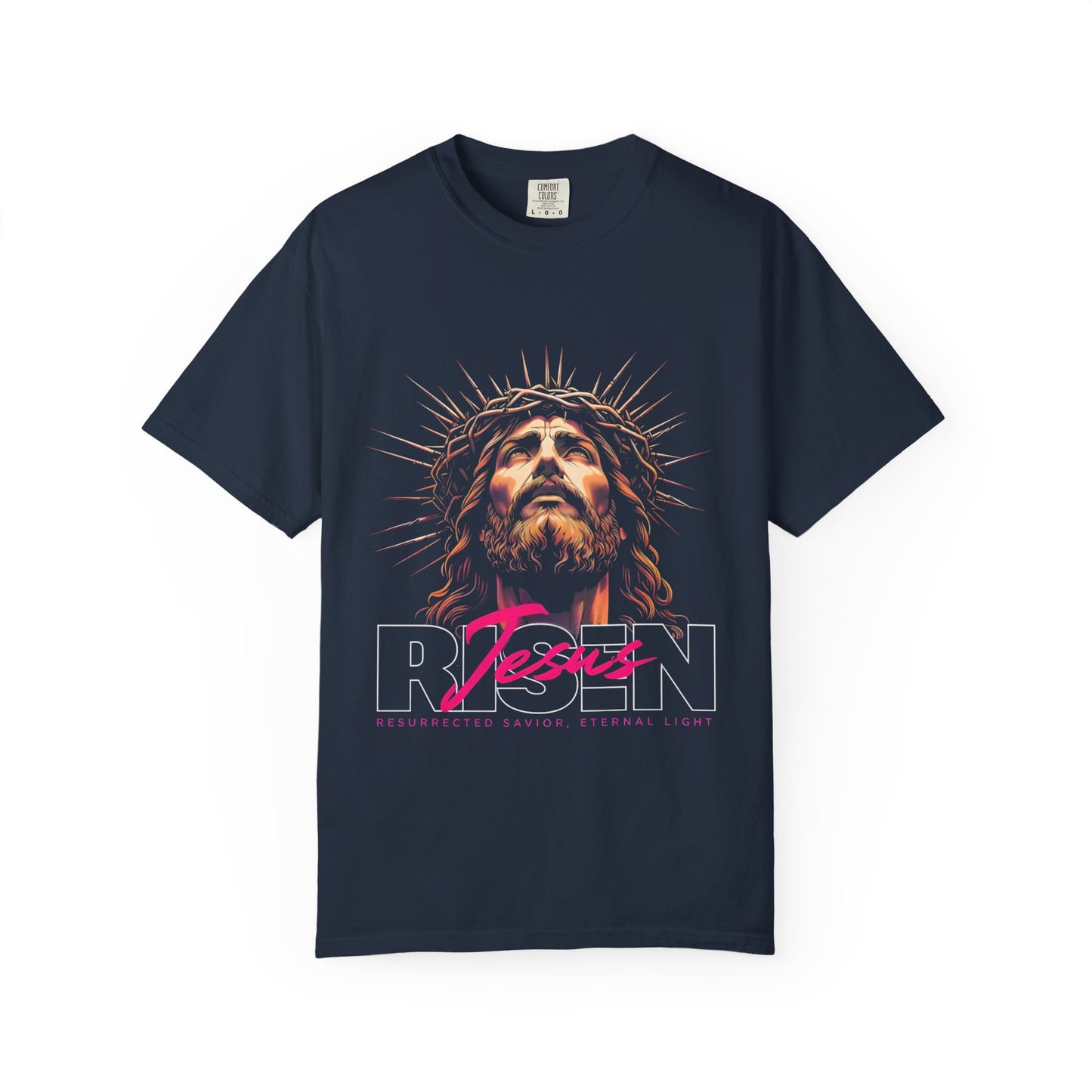 Unisex Jesus Graphic T-Shirt - Resurrected Savior, Eternal Light