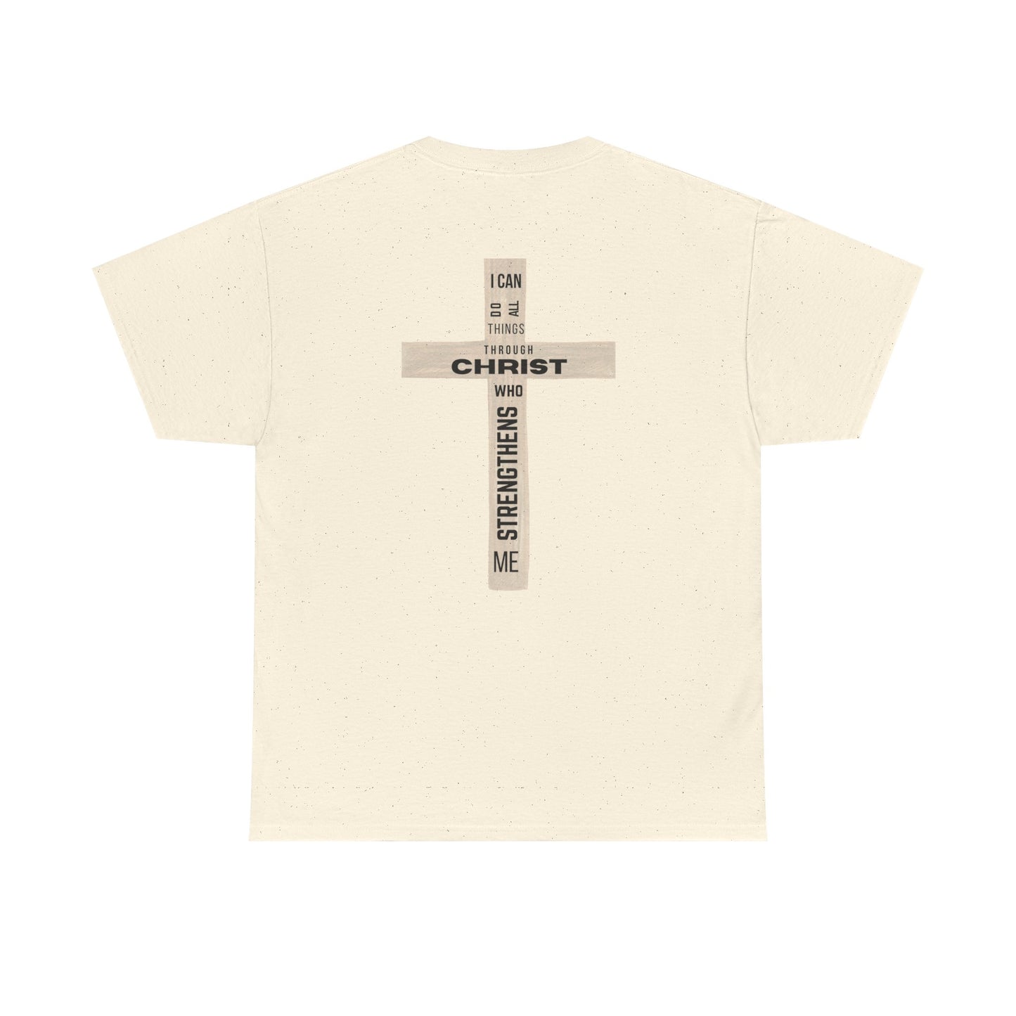 Faith-Inspired Tee - 'I Can Do All Things Through Christ'