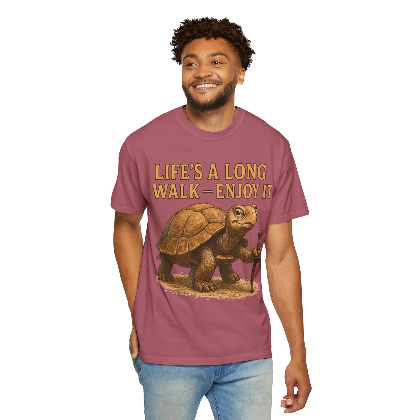 T-shirt - Slow and Methodical Tortoise Design