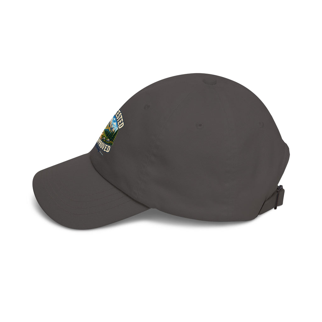 Trail Tested • Faith Approved Dad Cap — Outdoor Mountain Embroidered Baseball Hat