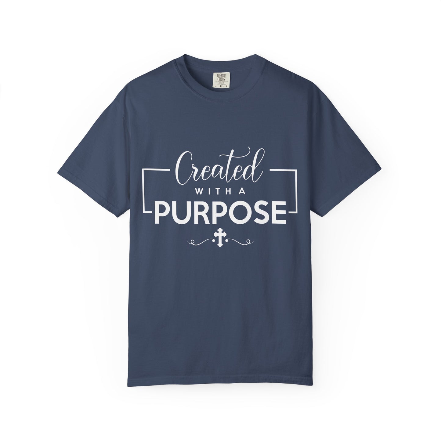 Created with a Purpose Unisex Garment-Dyed T-Shirt" Comfort Colors 1717