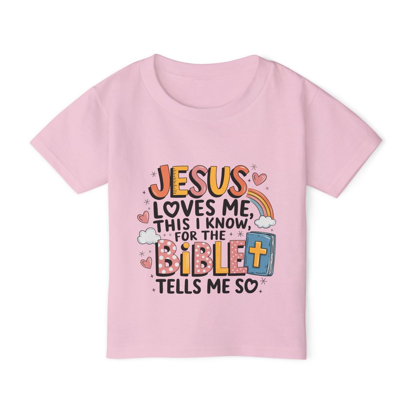 Jesus Loves Me This I Know - Heavy Cotton™ Toddler T-shirt