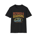 Retro Retired & Roaming  Tee Shirt