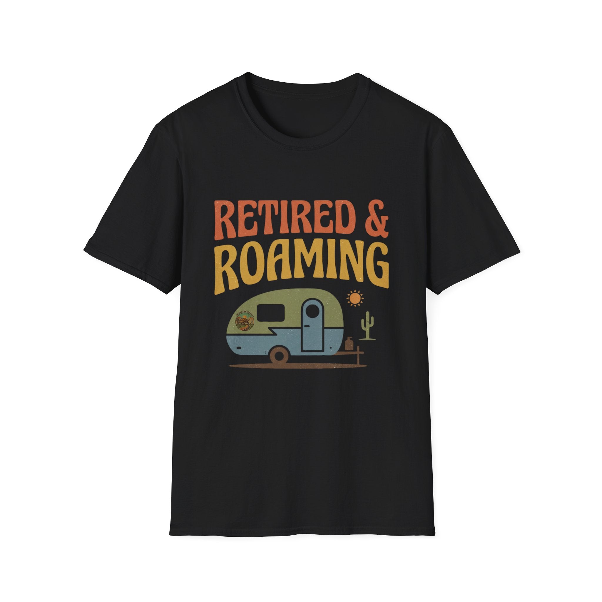 Retro Retired & Roaming  Tee Shirt