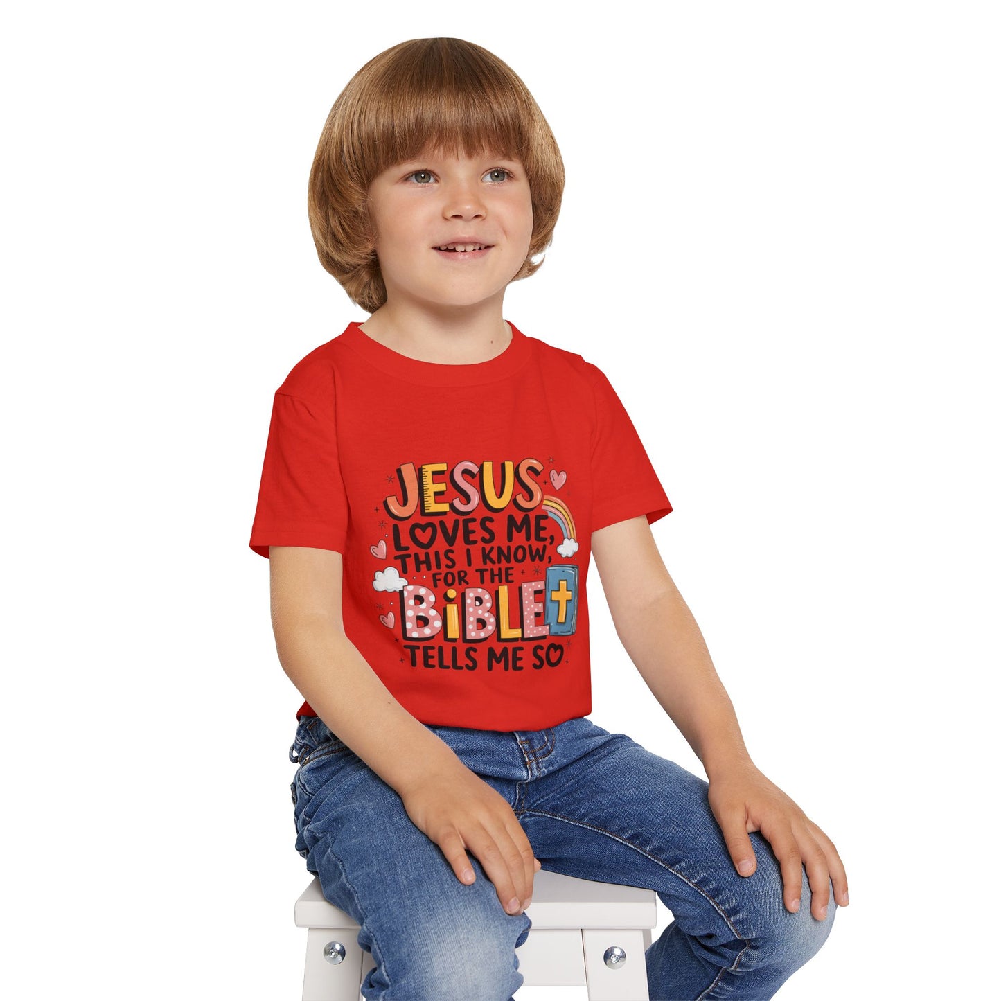 Jesus Loves Me This I Know - Heavy Cotton™ Toddler T-shirt