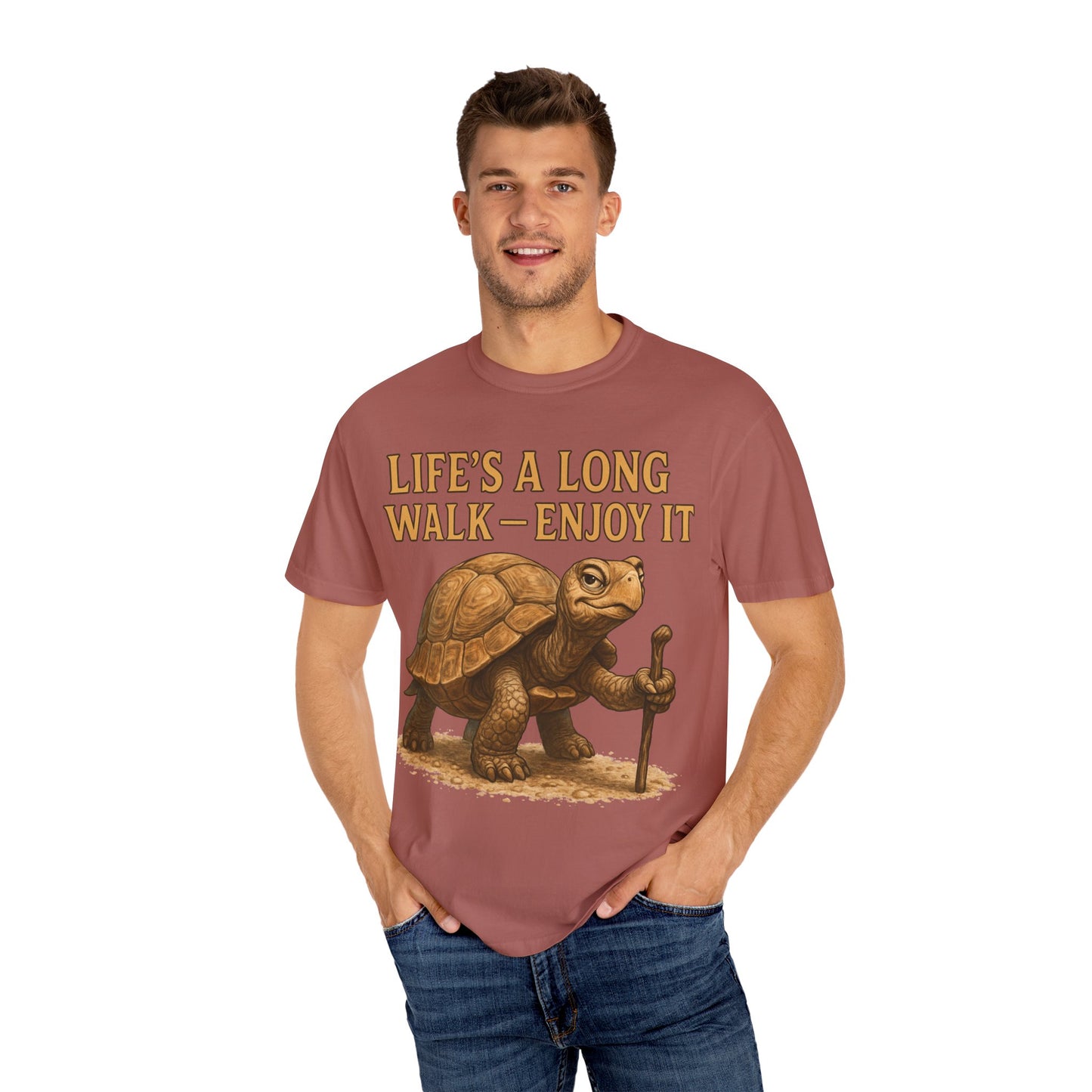 T-shirt - Slow and Methodical Tortoise Design