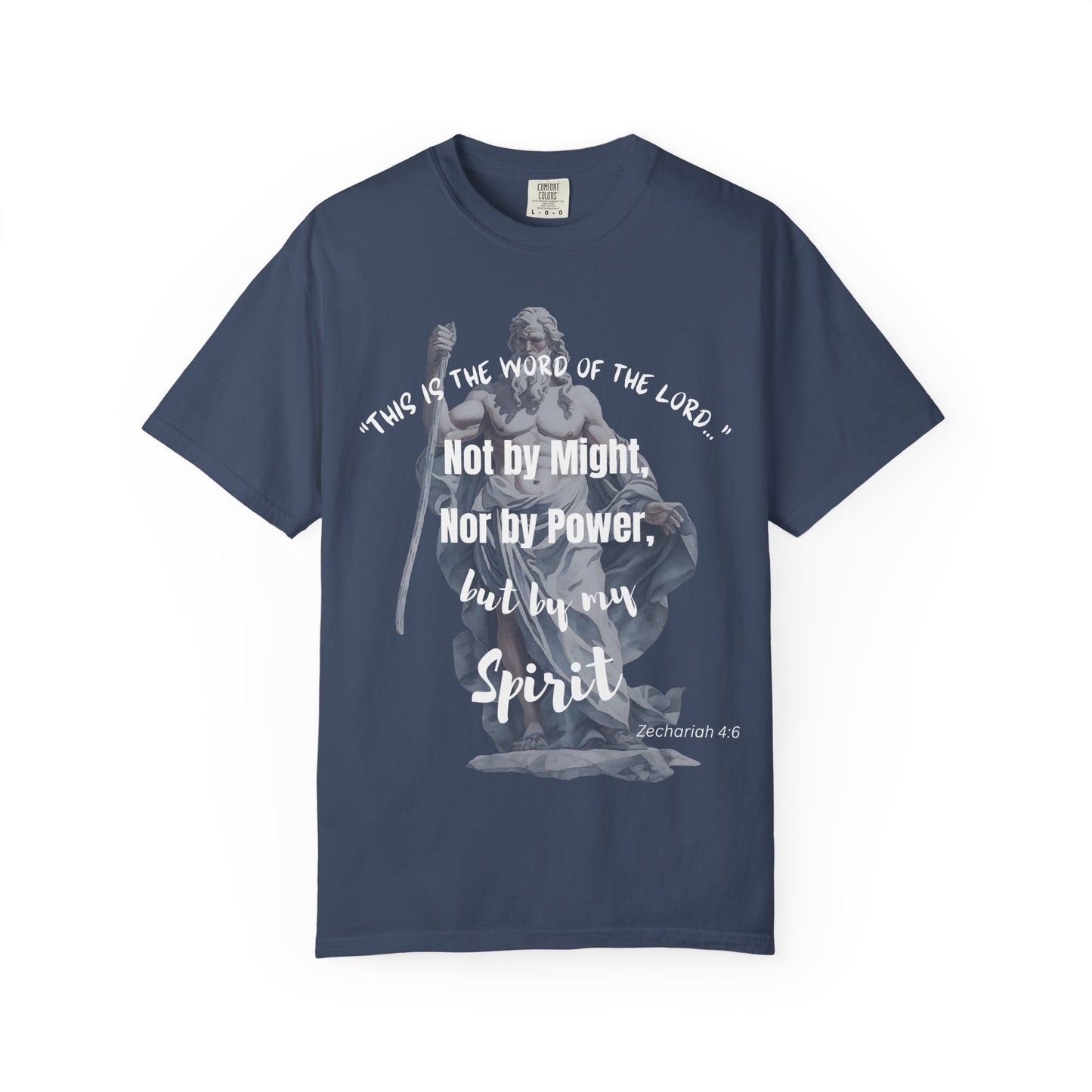 Inspirational Scripture T-Shirt - Not by Might, but by Spirit