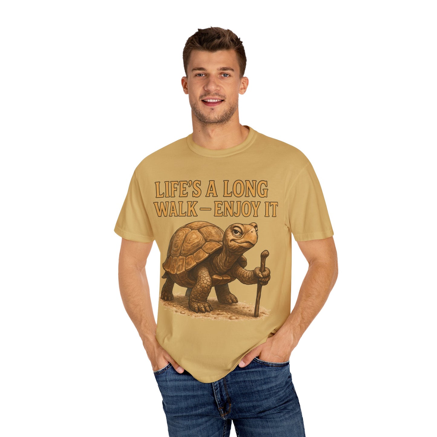 T-shirt - Slow and Methodical Tortoise Design