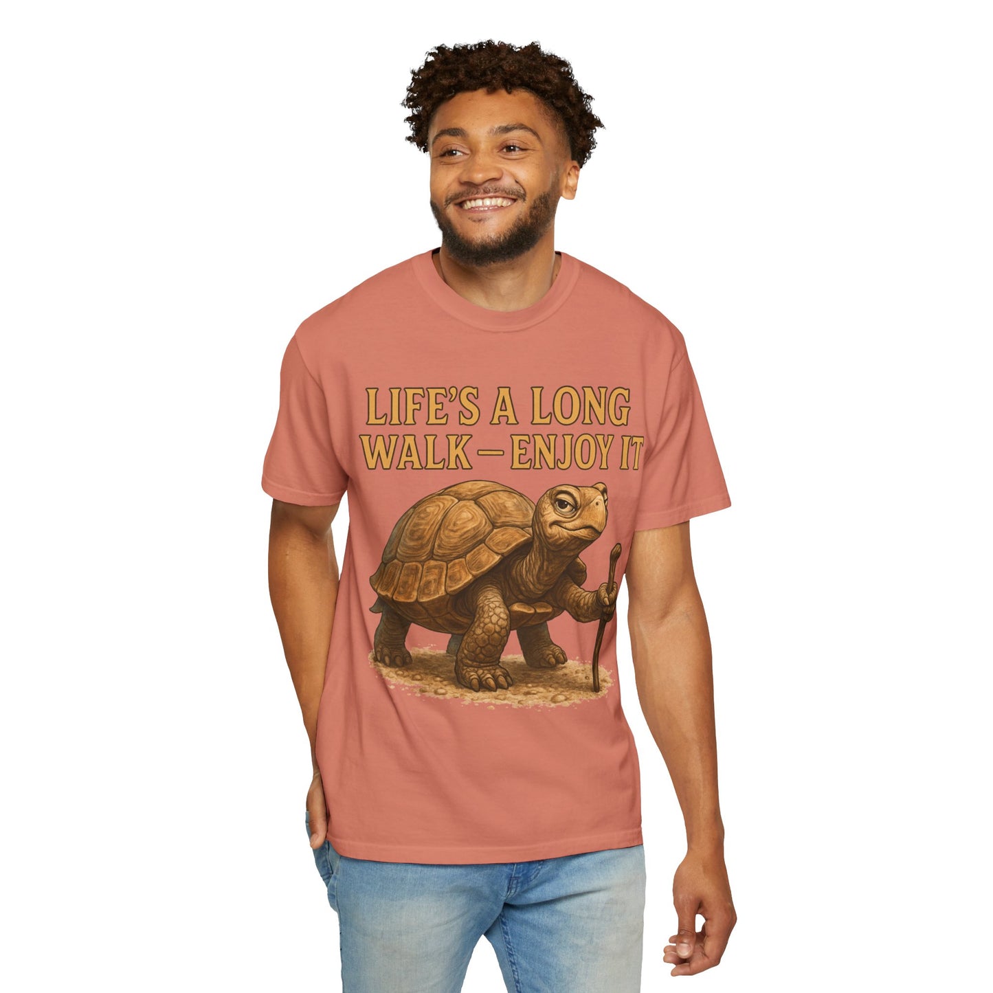T-shirt - Slow and Methodical Tortoise Design