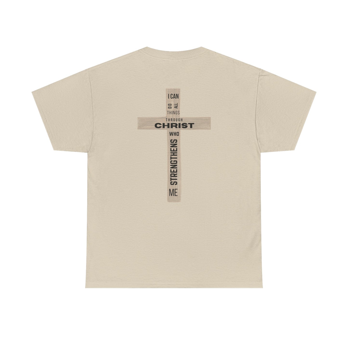 Faith-Inspired Tee - 'I Can Do All Things Through Christ'
