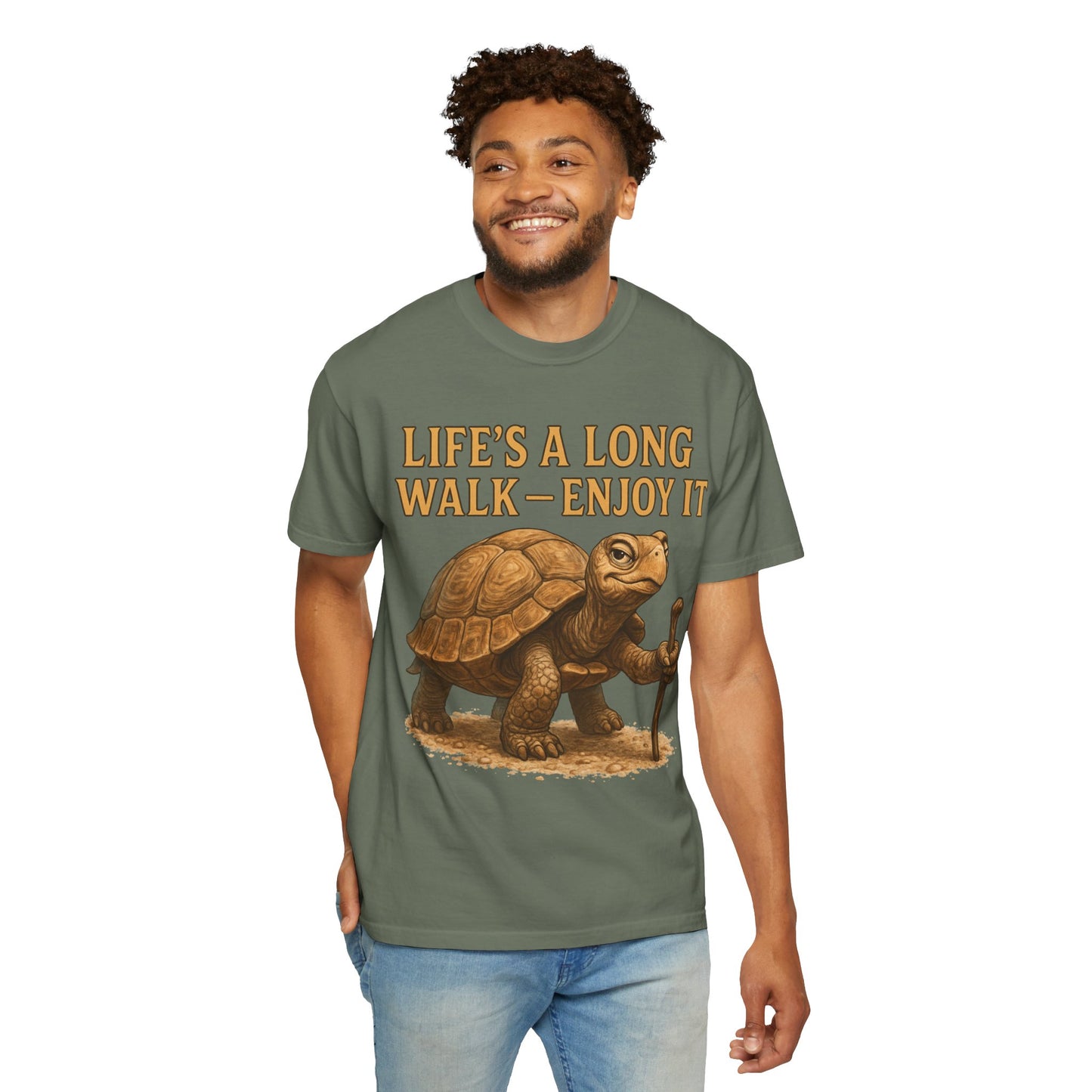 T-shirt - Slow and Methodical Tortoise Design