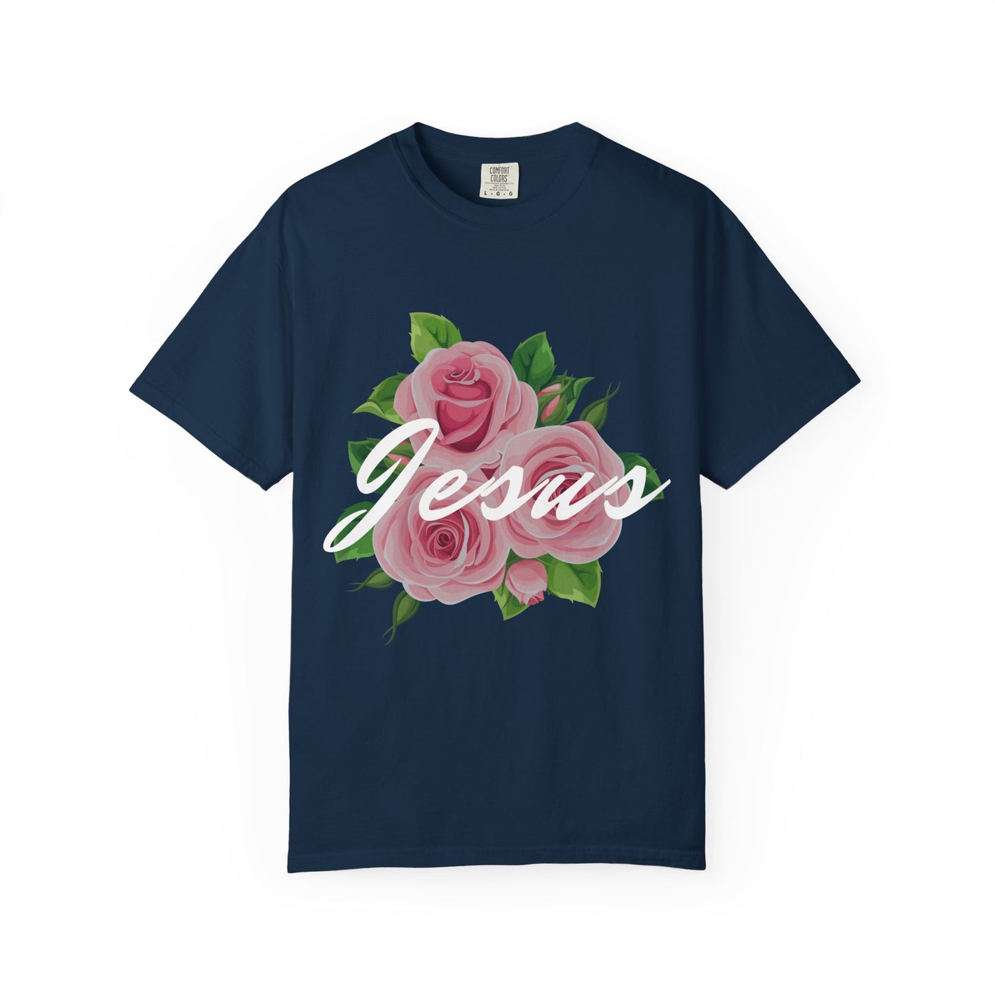 Jesus Floral T-shirt, Vintage Shirt, Christian Apparel, Flower Graphic Tee, Faith-based Gift, Unisex Fashion