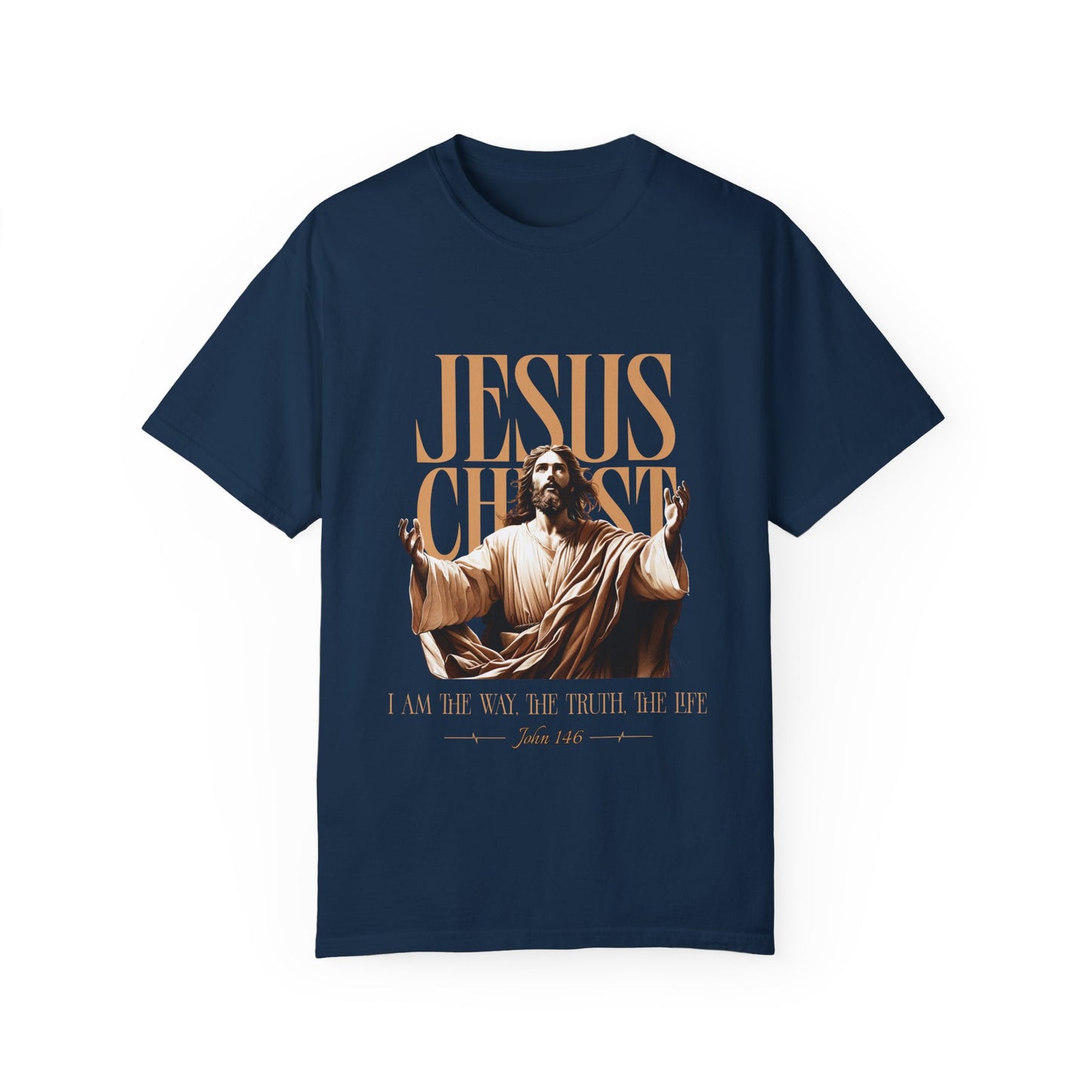 Christian Bible Verse Unisex Tee, The Way The Truth The Life John 14:6 Unisex Shirt, Religious Christian Apparel, Inspirational Graphic Tee, Christian Comfort Tee, John14:6  Scripture