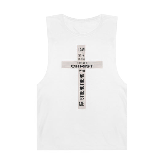 Christian Faith Unisex Tank Top - "I Can Do All Things Through Christ"