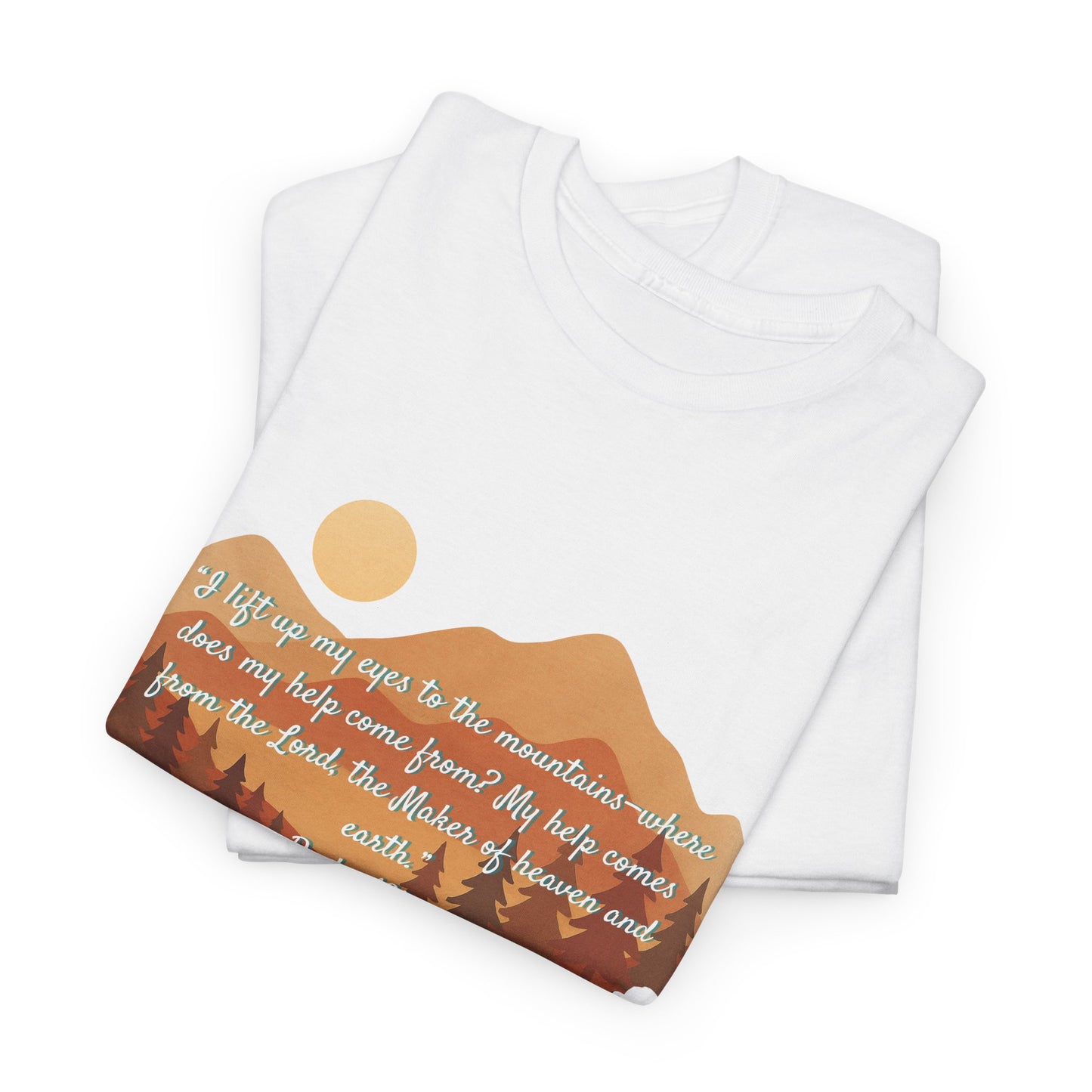 Nature-Inspired Unisex Heavy Cotton Tee, Adventure Tee, Outdoor Lover Shirt, Gift for Hikers, Motivational Tee, Eco-Friendly Fashion