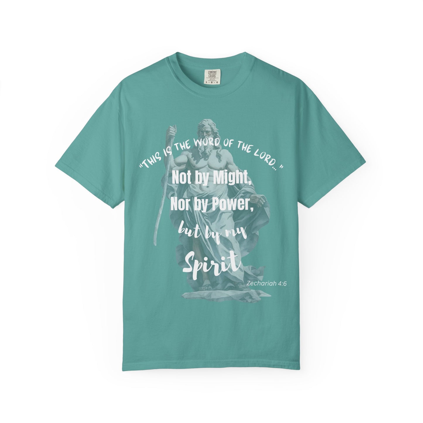Inspirational Scripture T-Shirt - Not by Might, but by Spirit