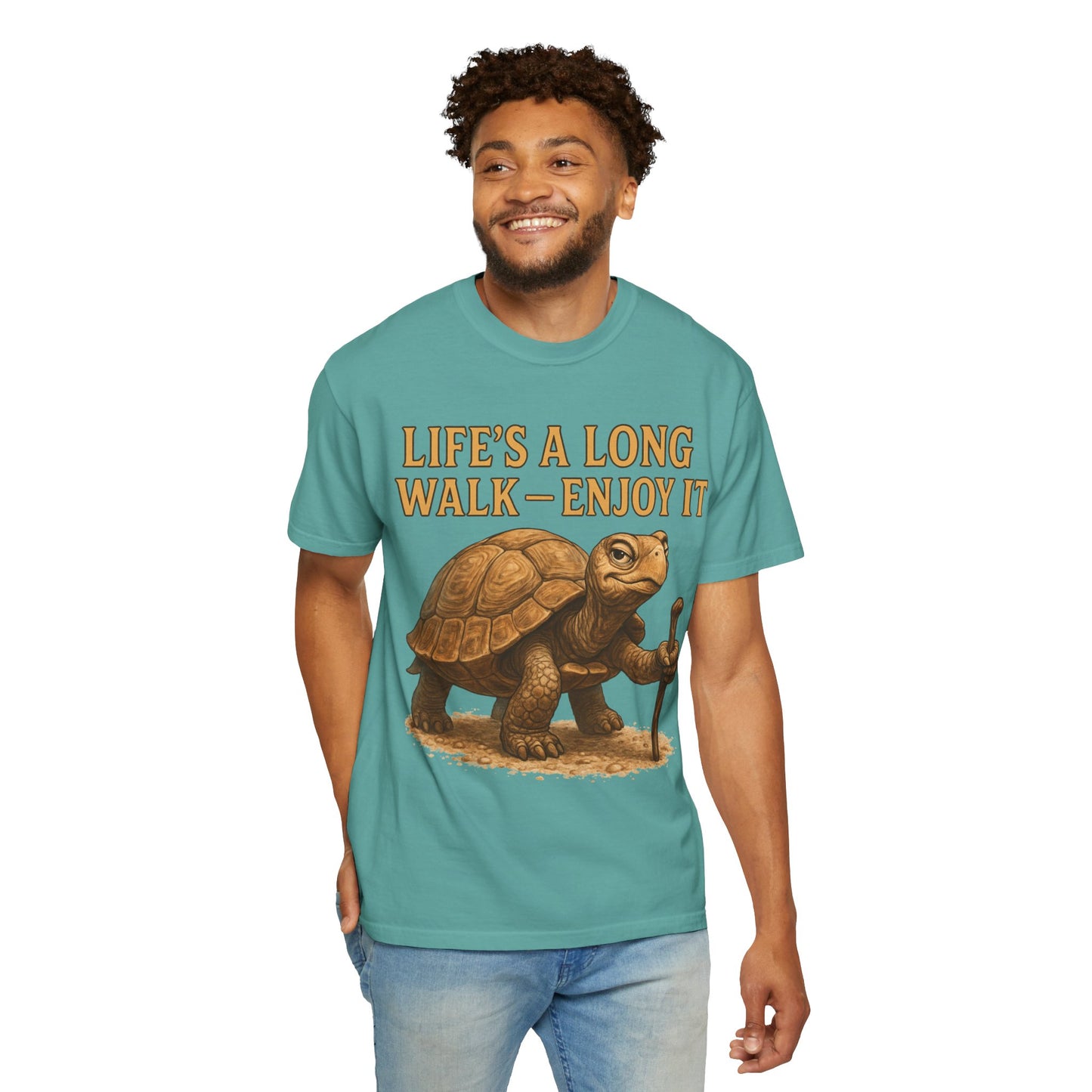 T-shirt - Slow and Methodical Tortoise Design