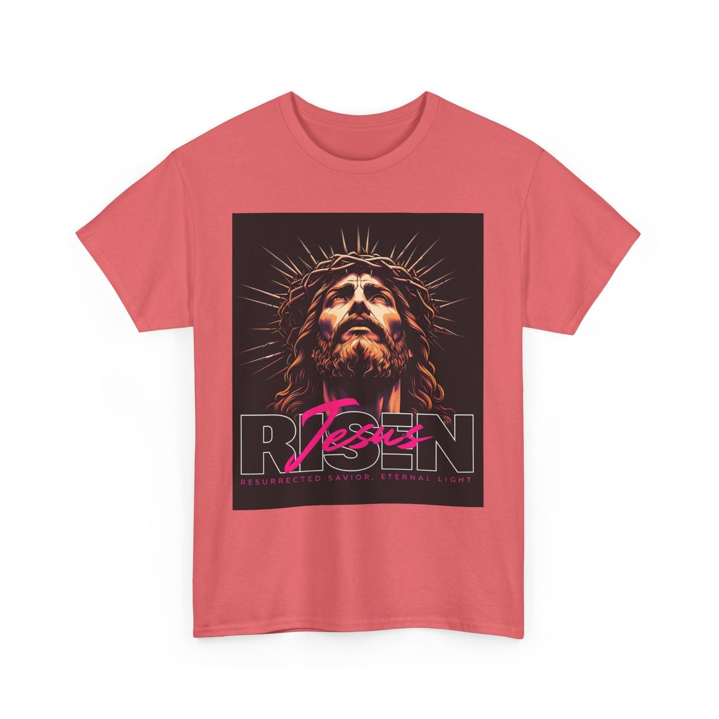 Faith Inspired Unisex Heavy Cotton Tee - Jesus Design