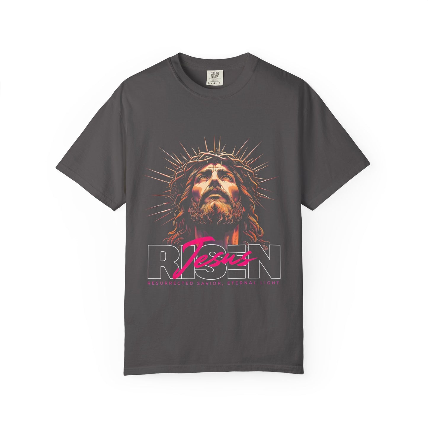 Unisex Jesus Graphic T-Shirt - Resurrected Savior, Eternal Light