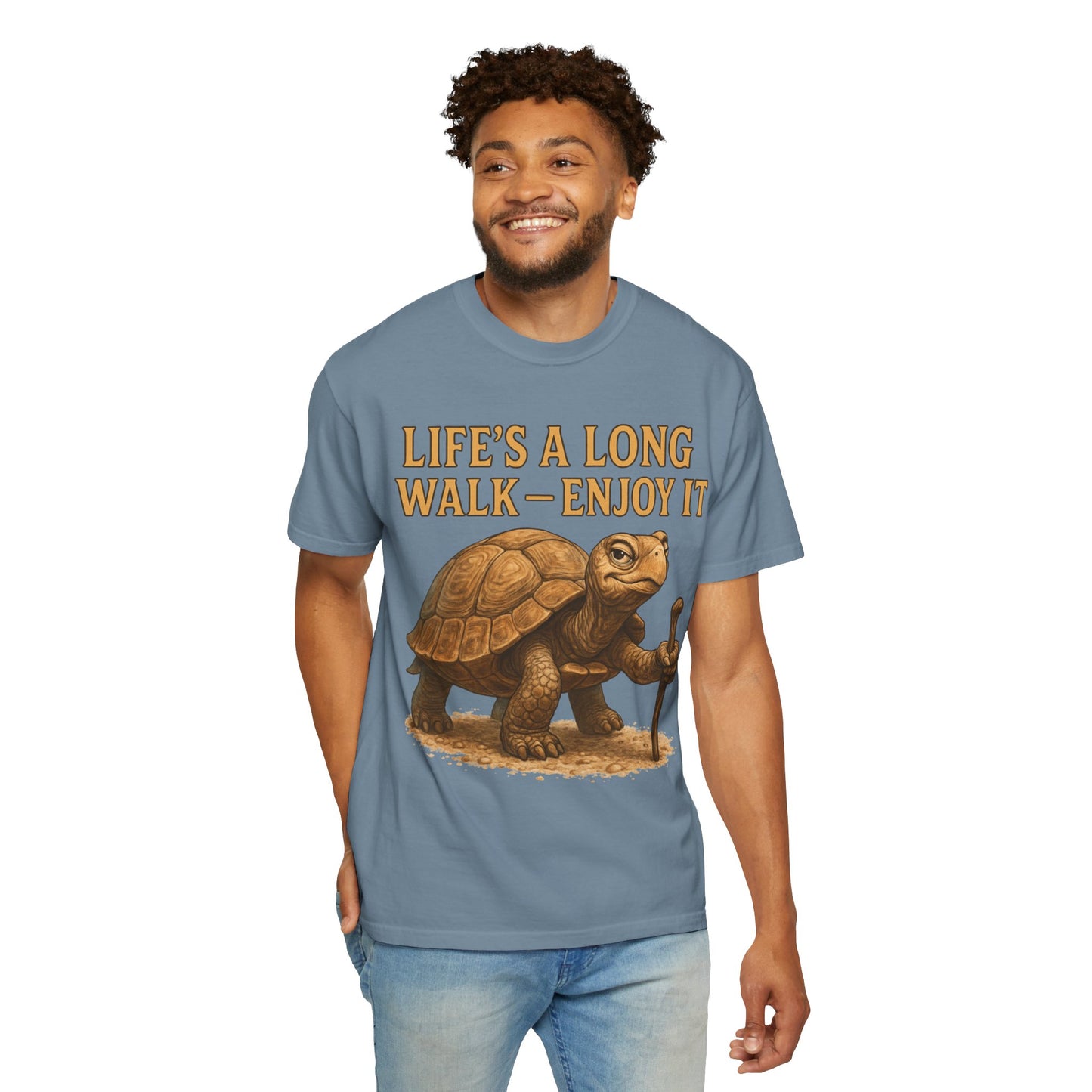 T-shirt - Slow and Methodical Tortoise Design