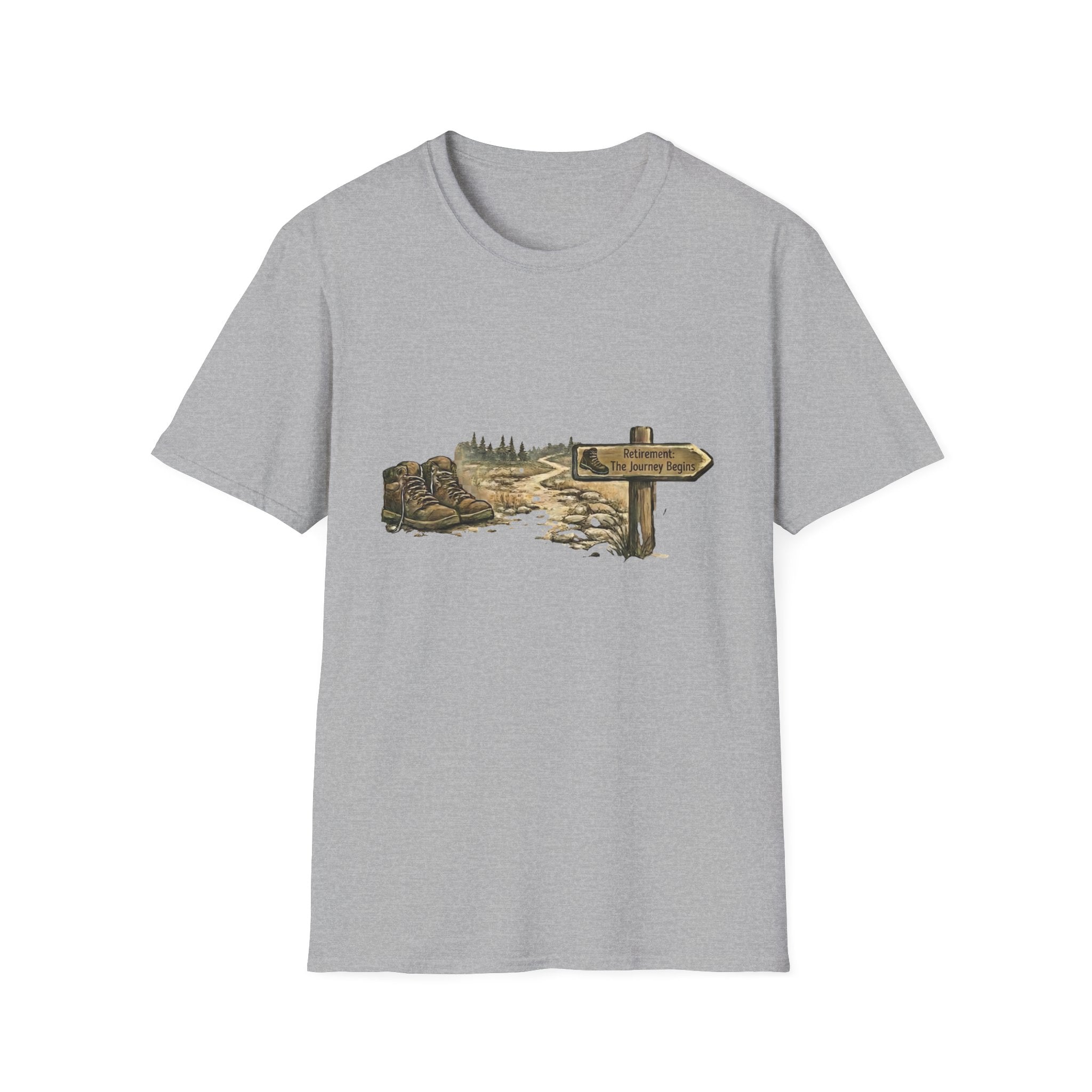 Retirement The Journey Begins Tee Shirt