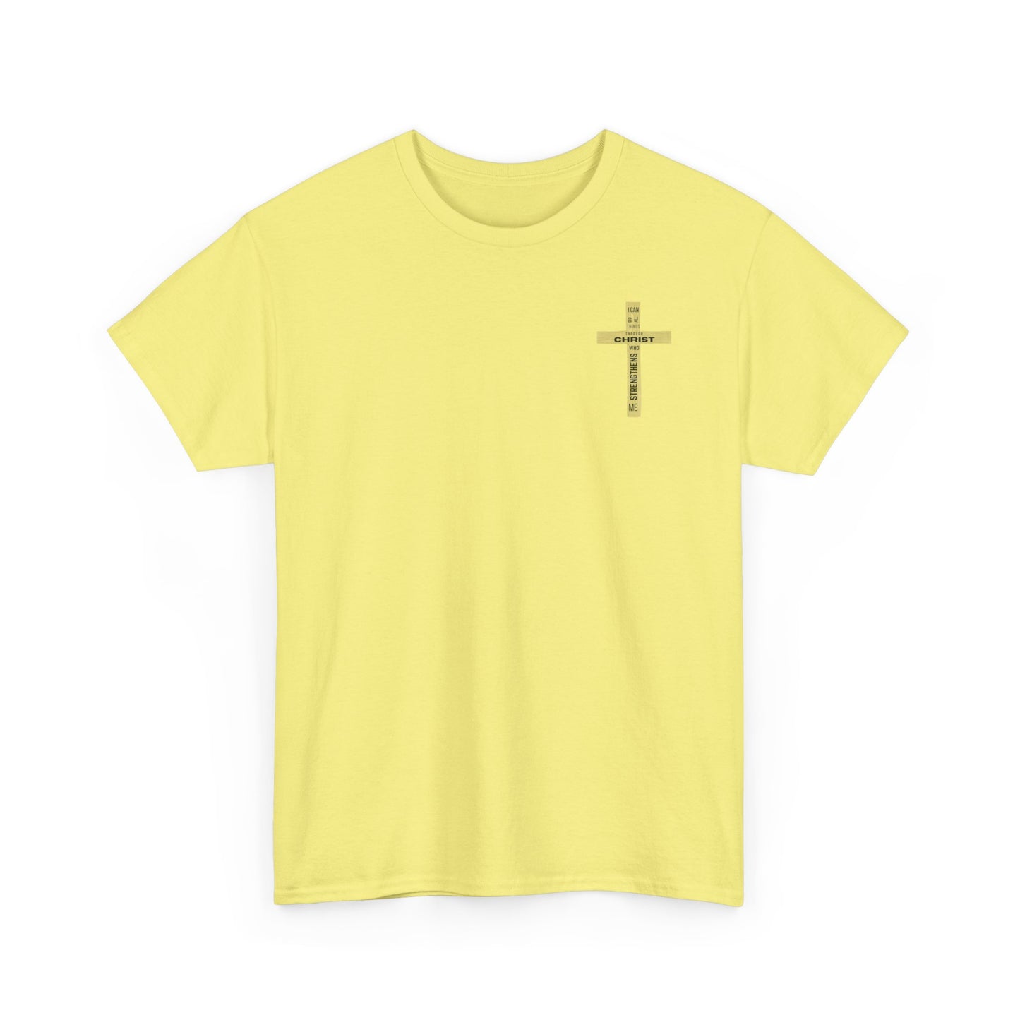 Faith-Inspired Tee - 'I Can Do All Things Through Christ'