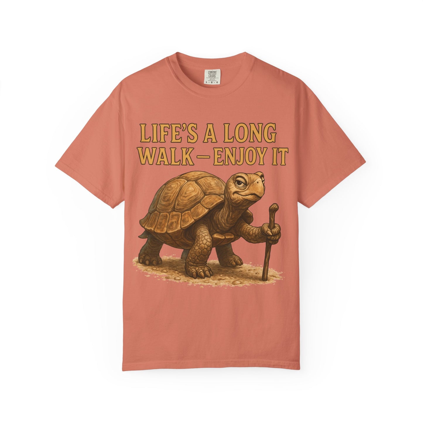 T-shirt - Slow and Methodical Tortoise Design
