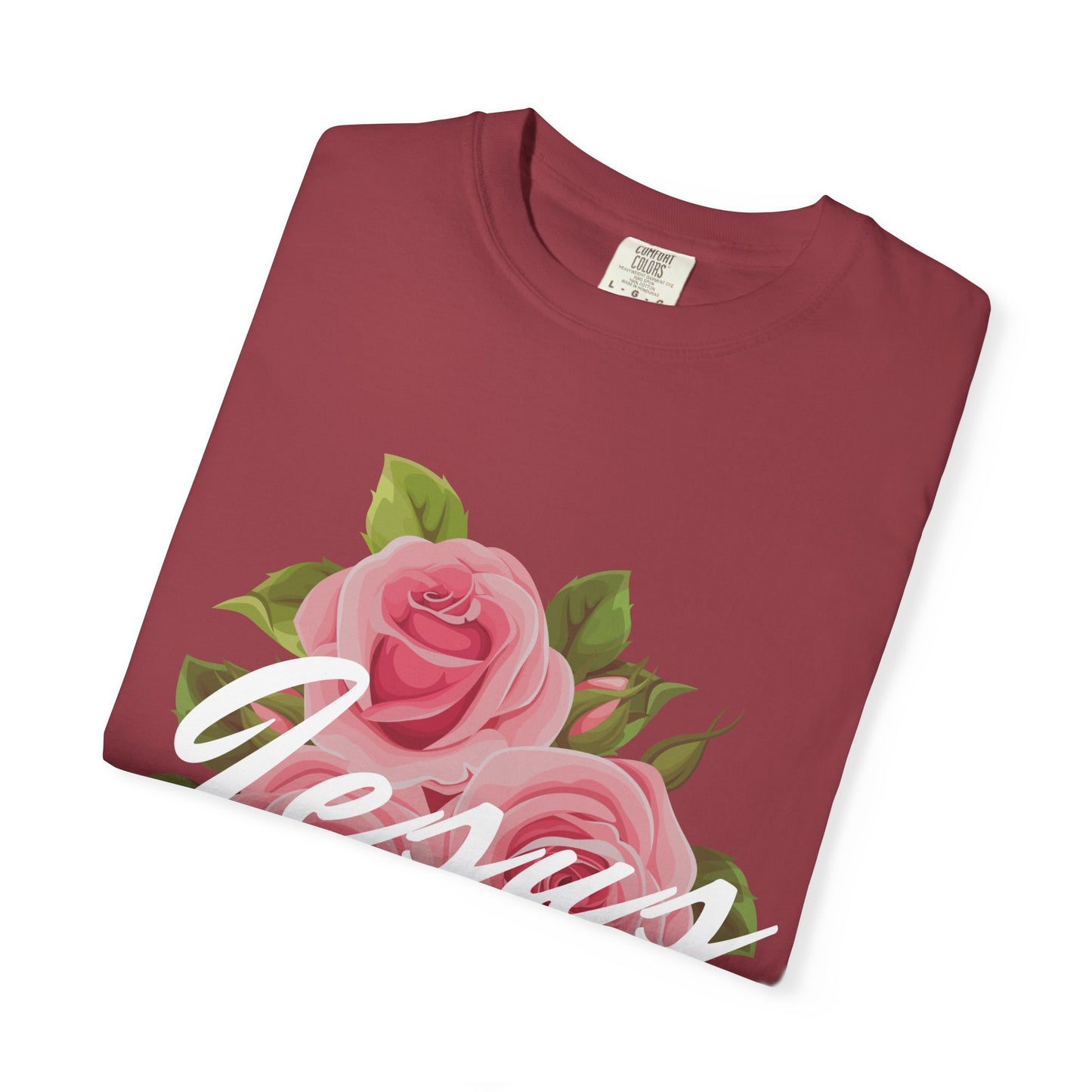 Jesus Floral T-shirt, Vintage Shirt, Christian Apparel, Flower Graphic Tee, Faith-based Gift, Unisex Fashion