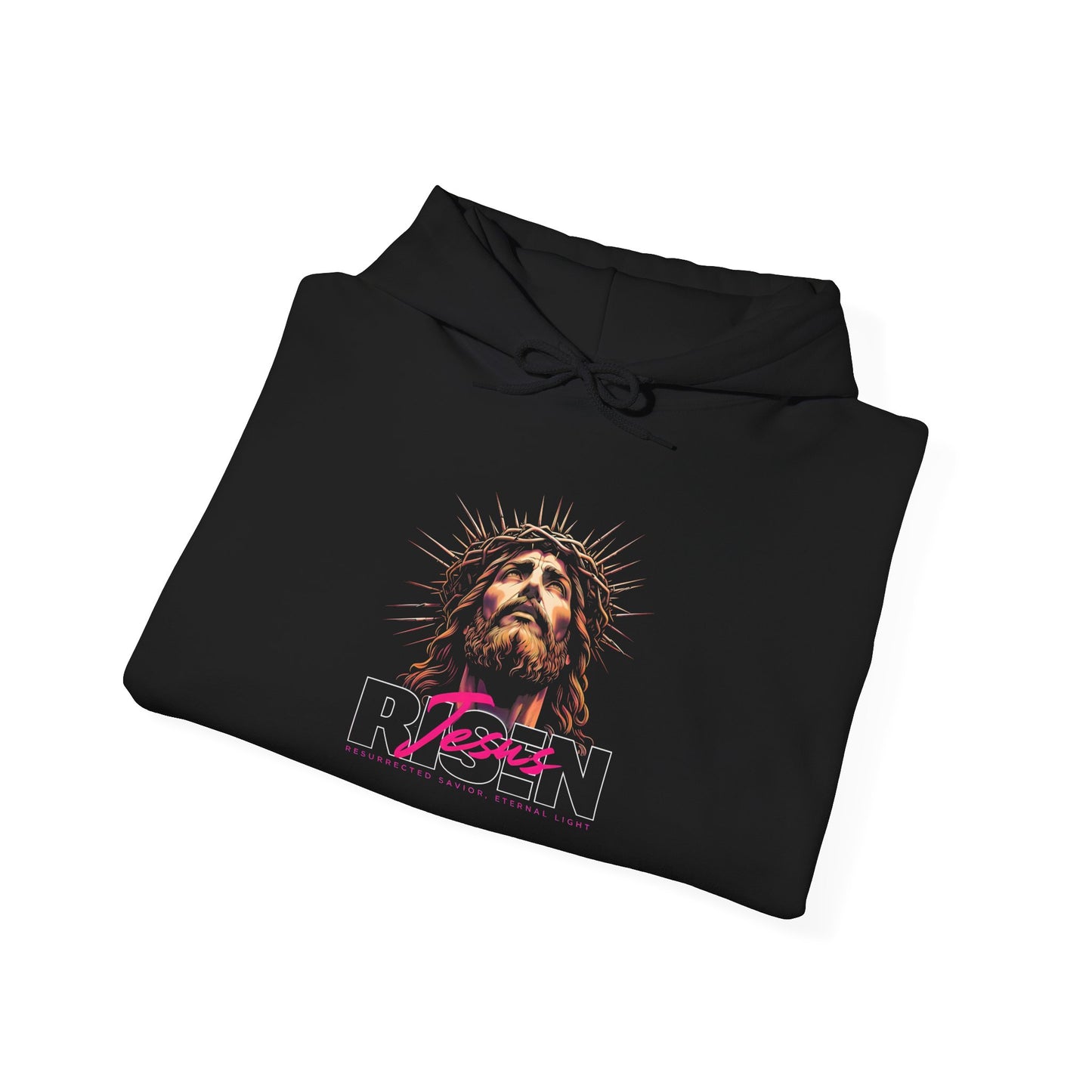 Risen Jesus Graphic Hooded Sweatshirt - Unisex Heavy Blend™