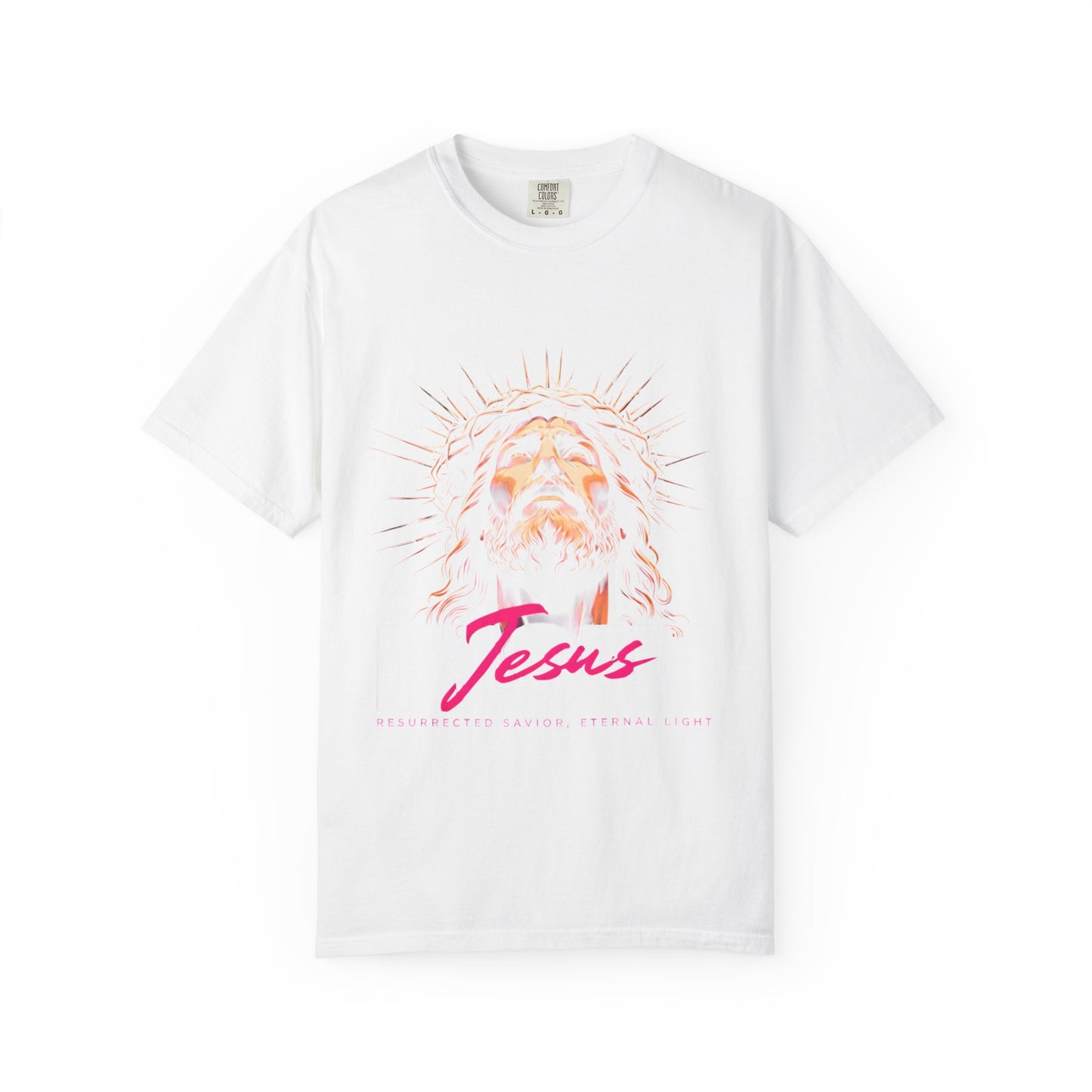 Unisex Jesus Graphic T-Shirt - Resurrected Savior, Eternal Light