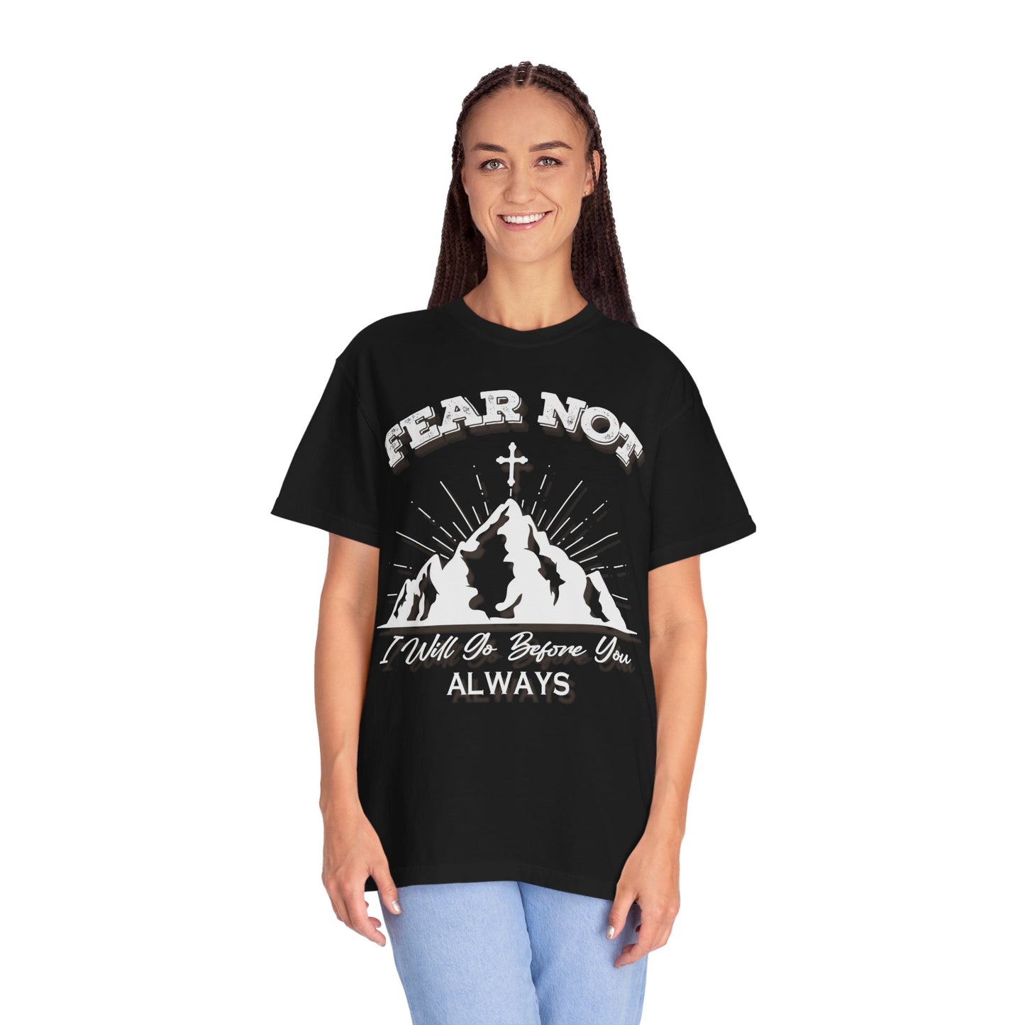 Fear Not Faith-Inspired Unisex Garment-Dyed T-Shirt