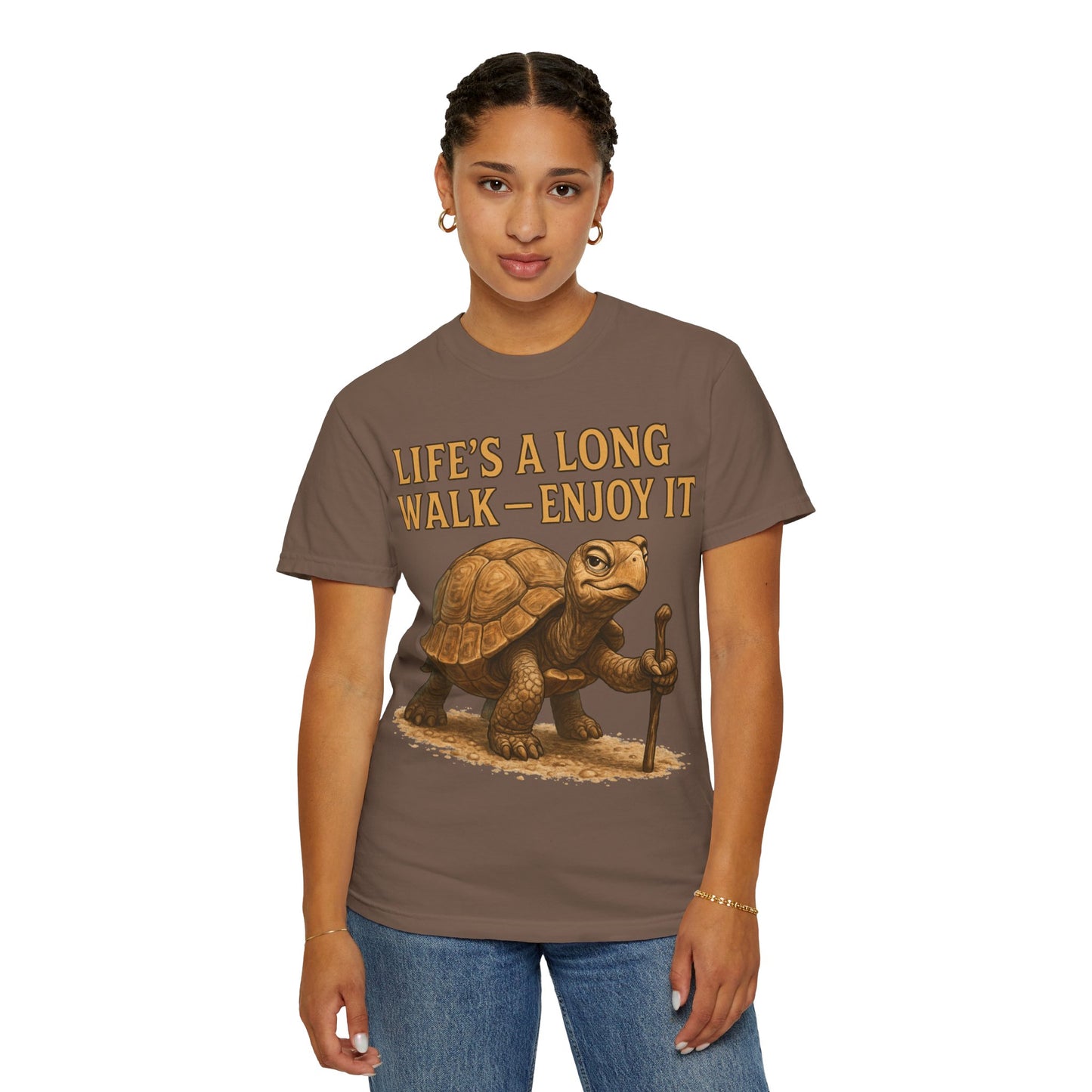 T-shirt - Slow and Methodical Tortoise Design