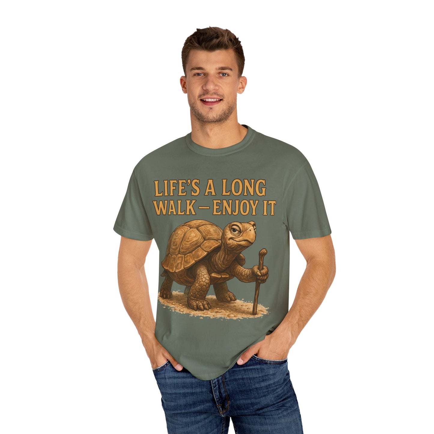 T-shirt - Slow and Methodical Tortoise Design