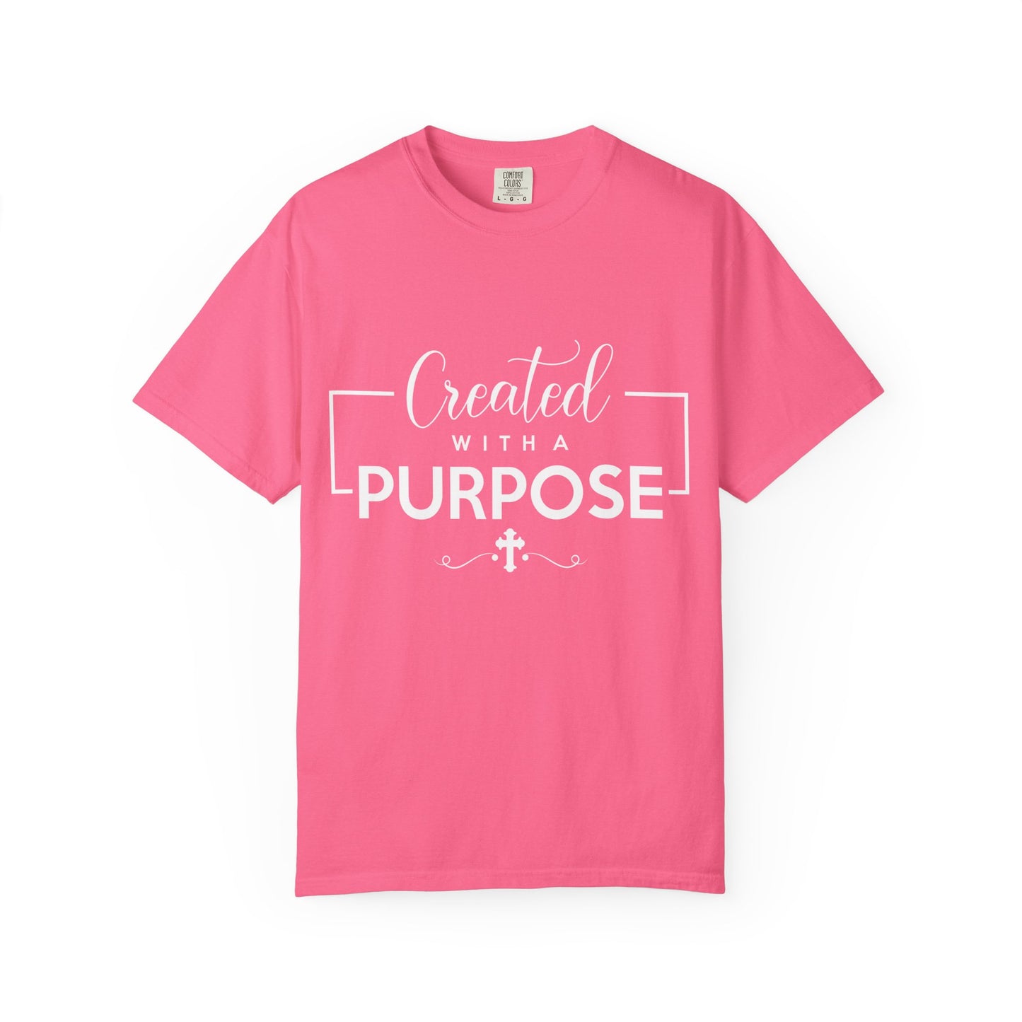 Created with a Purpose Unisex Garment-Dyed T-Shirt" Comfort Colors 1717
