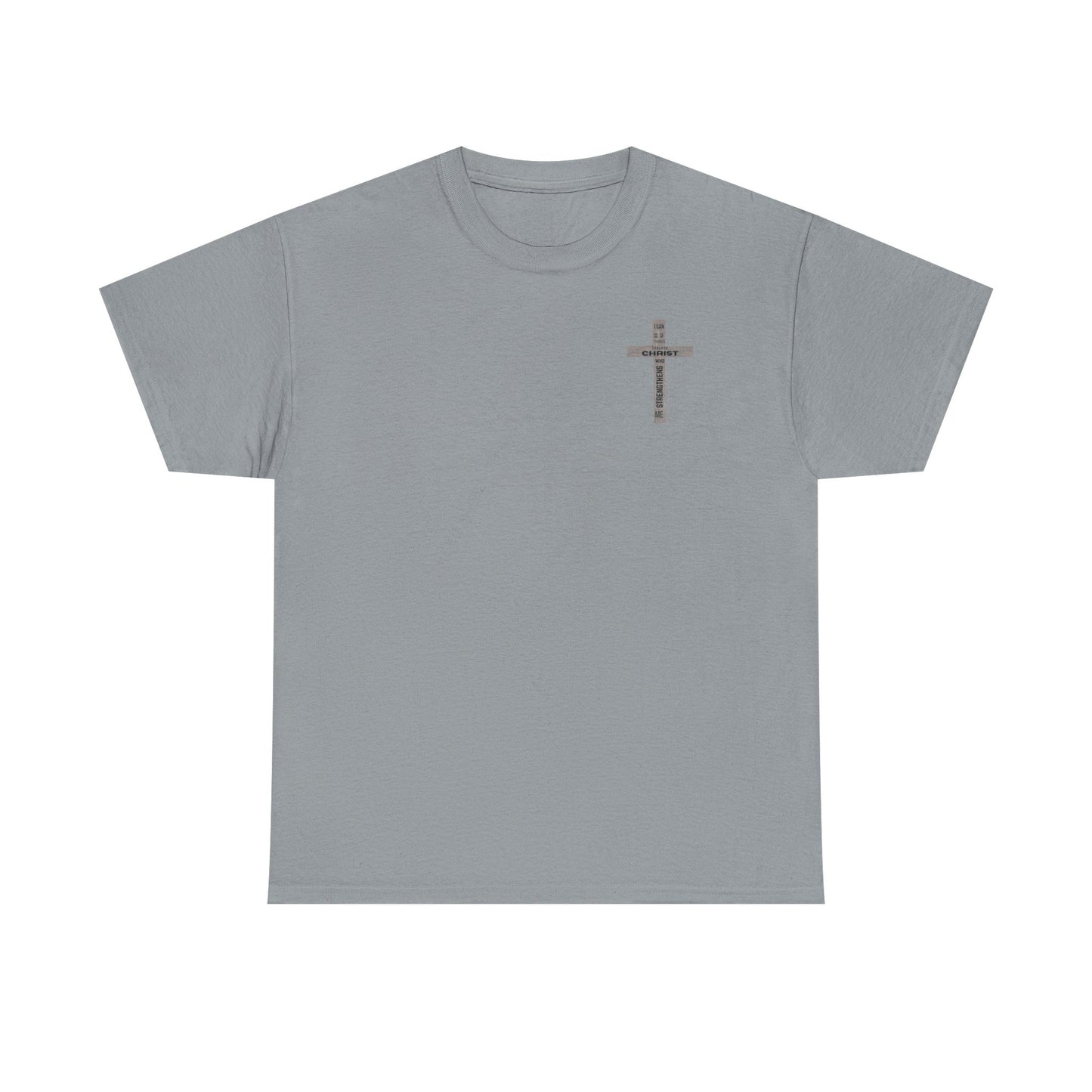 Faith-Inspired Tee - 'I Can Do All Things Through Christ'