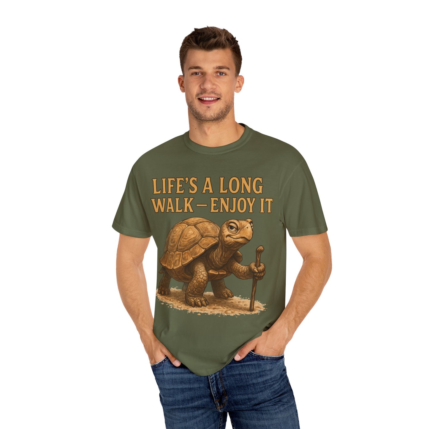 T-shirt - Slow and Methodical Tortoise Design